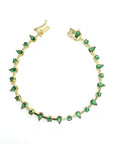 Green Multishape Bracelet