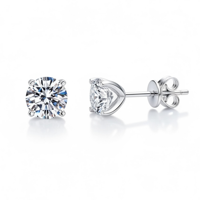 Martini Moissanite Studs