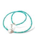 Mint and Marshmallow Pearl Necklace