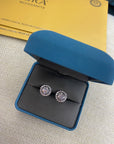 Crown Moissanite Stud