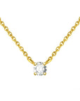 Touch of Light Solitaire Necklace