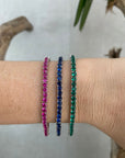 Blue Sapphire Tennis Bracelet