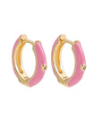 Cutie Enamel Hoops