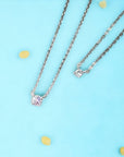 Touch of Light Solitaire Necklace
