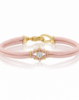 Macaron Drop Cord Bracelet - Pink - Queens Candy