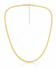 Herringbone Necklace - 925 - dorada 2.5mm - Queens Candy