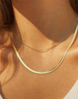 Herringbone Necklace - 925 - en capas - Queens Candy