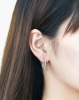 Diamond Hoops - Med