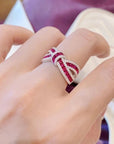 Ruby Bow Ring