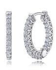 Diamond Hoops - Med