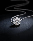 Moissanite Solitaire Necklace