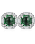 Small Emerald Studs