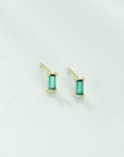 Tiny Baguette Studs