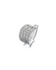 Striped Pave Cuff