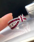 Ruby Bow Ring