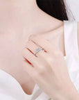 Oval Moissanite Engagement Ring