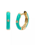 Cutie Enamel Hoops