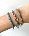 Turquoise Tennis Bracelet - 925 Silver