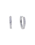 Girls Frosted Hoops - Gold or Silver