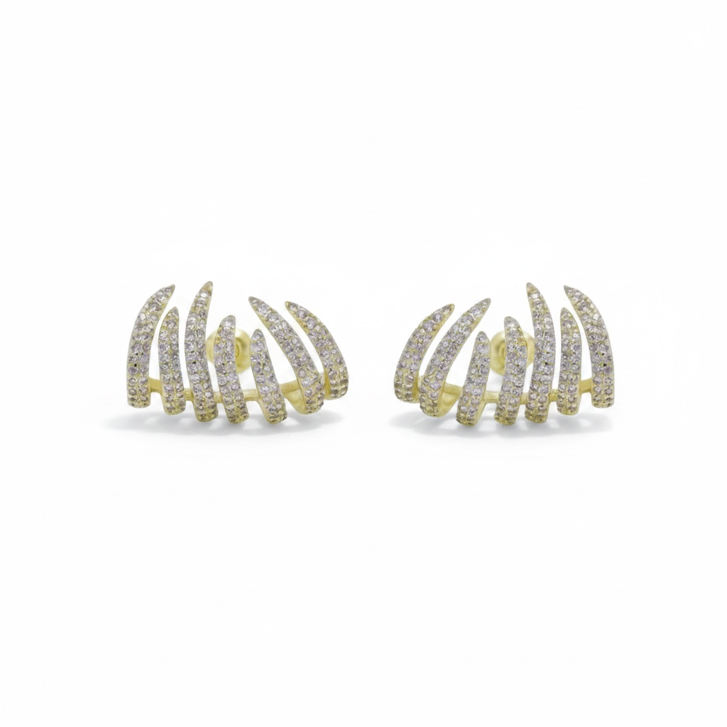Flaming Sugar Cuffs - Gold