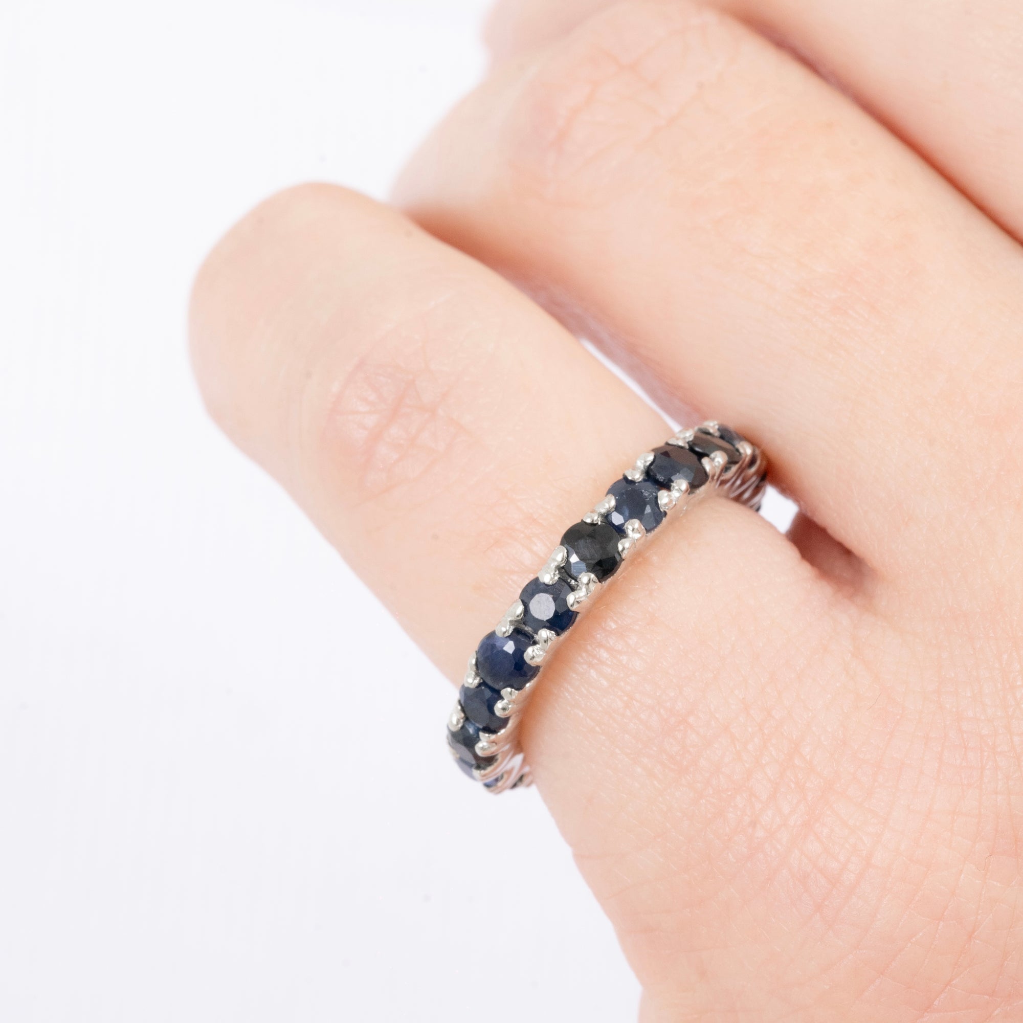 Pre-Order Natural Blue Sapphire Eternity