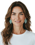 Emerald Sugar Garden Drop Earrings