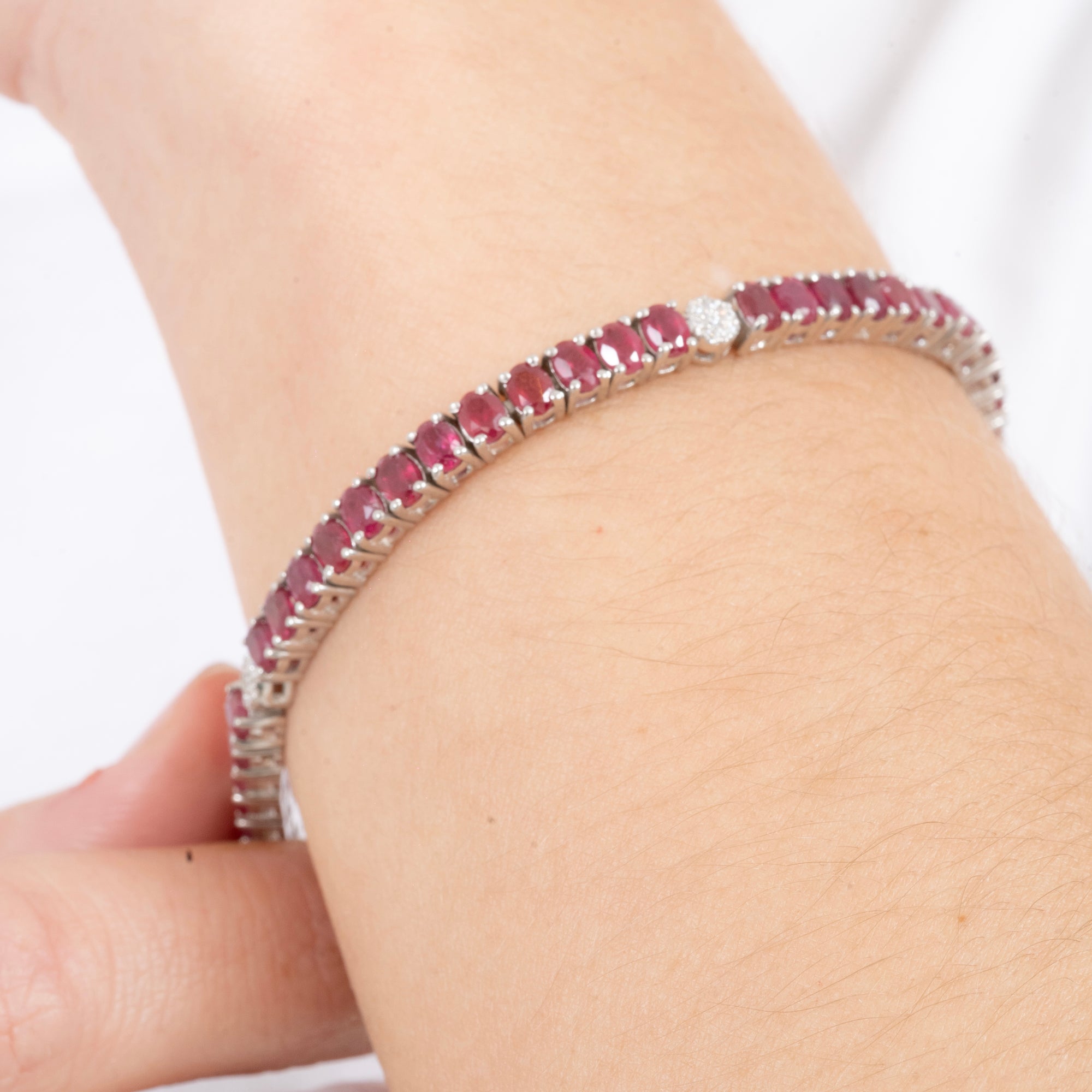 Pre-Order Natural Ruby Pave Tennis
