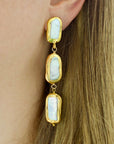 Marshmallow Pearl Drop Earrings