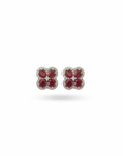 Small Blooming Flowers Natural Stones Stud