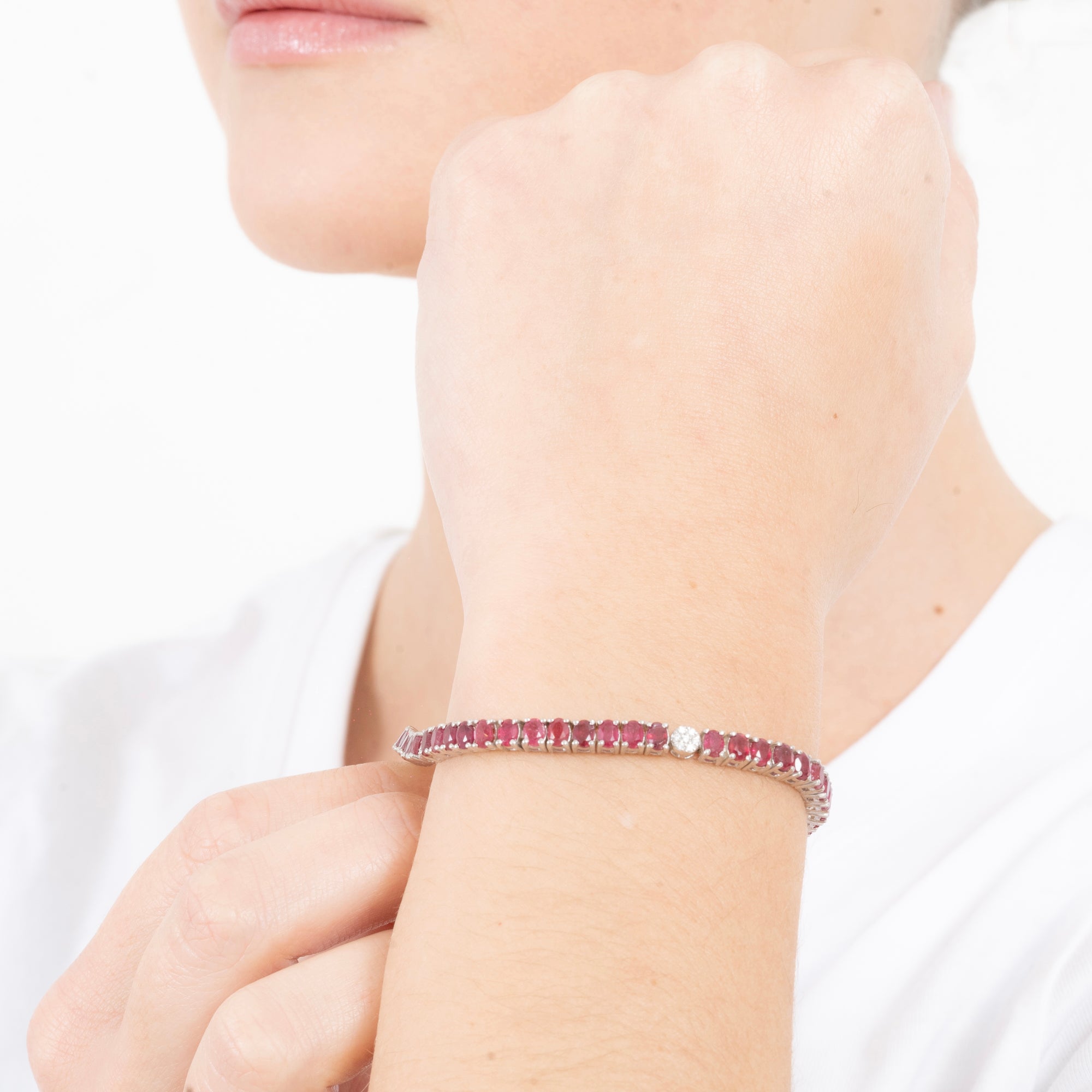 Pre-Order Natural Ruby Pave Tennis