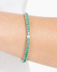 Pre-Order Natural Emerald Pave Tennis