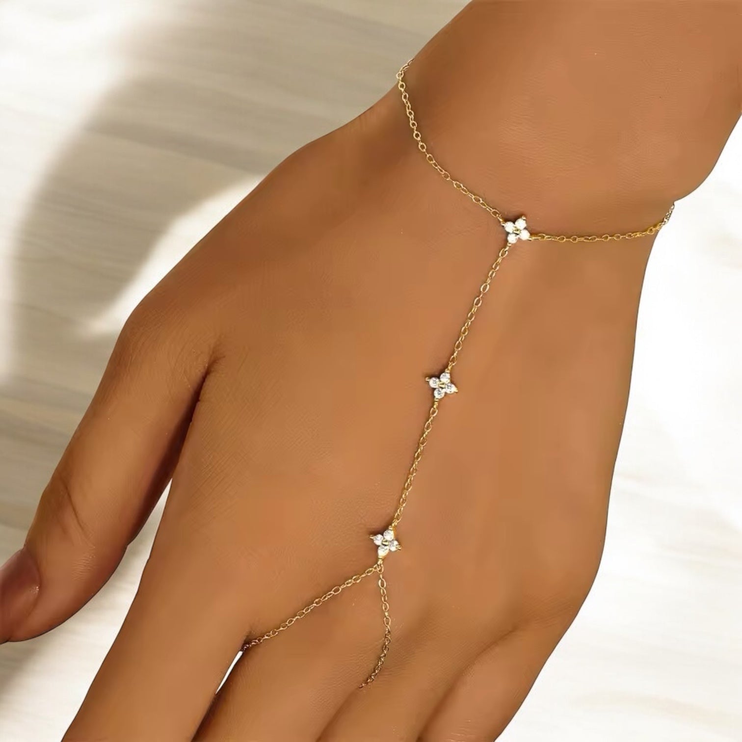 Flowery Hand Chain