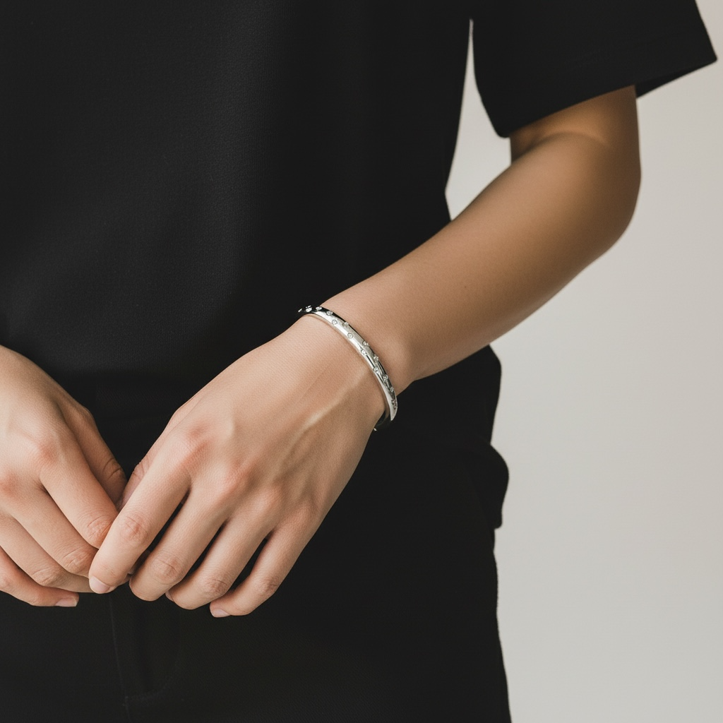 Sparkle Bangle - Platinum