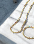 Multishape Rainbow Necklace