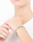 Pre-Order Natural Emerald Pave Tennis