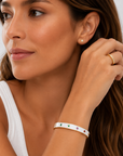 Rainbow Star Bangle- Gold