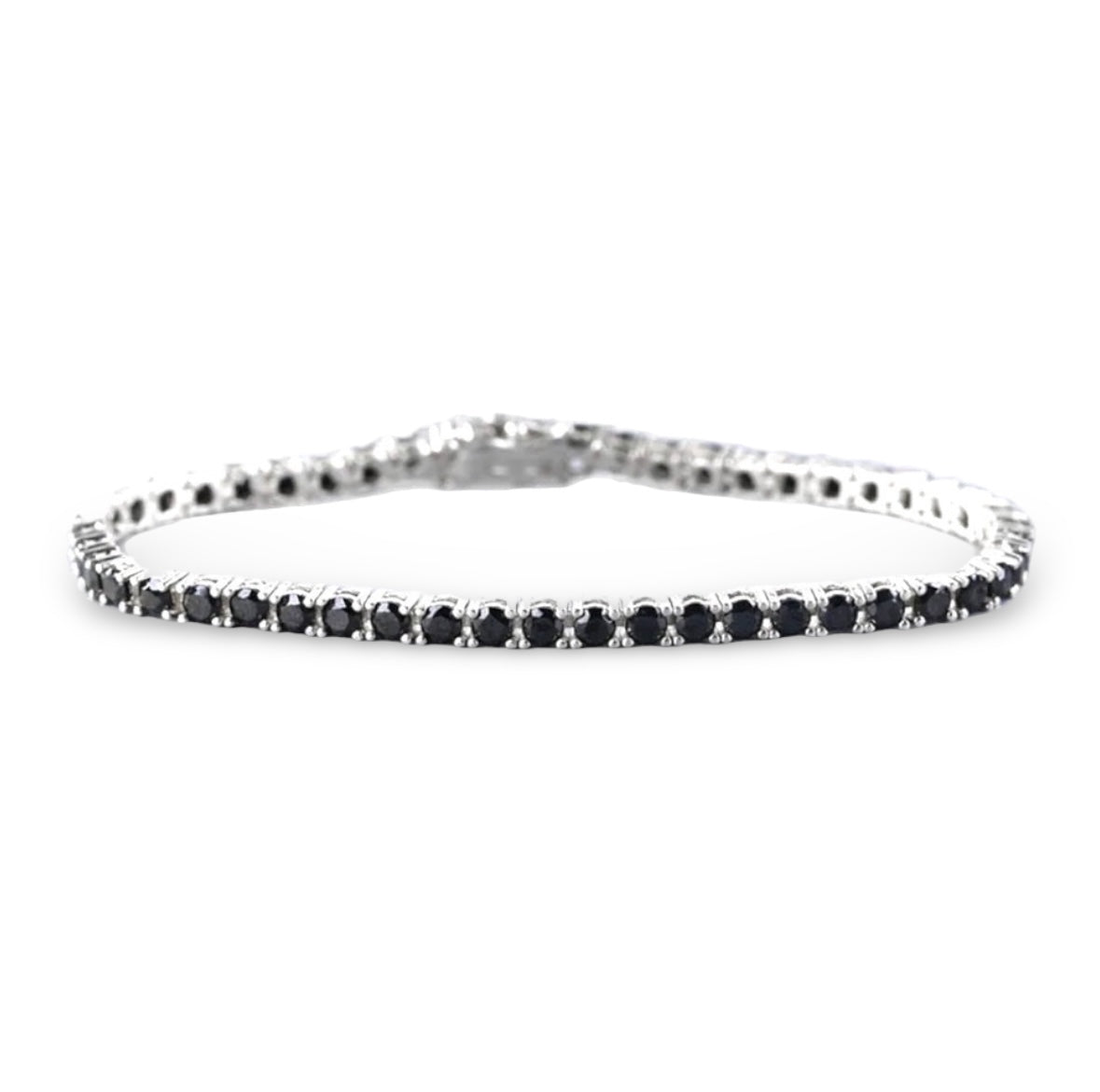 Black Tennis Bracelet