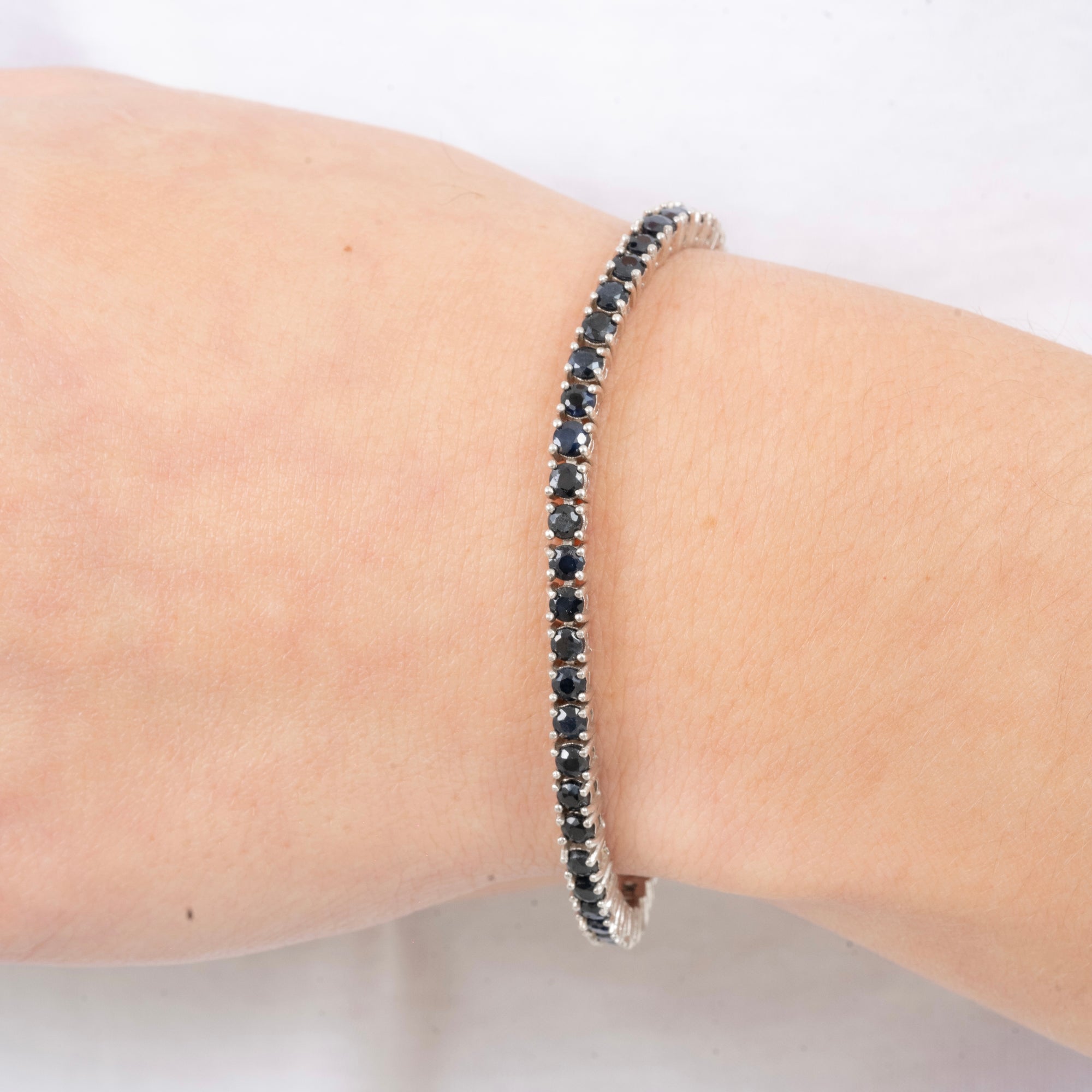 Natural Stones Tennis - Blue Sapphire