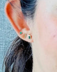 Natural Stone Piercing Studs