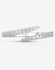 Sugar Wrap Ring - Platinum