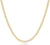 Gold Classic Tennis Necklace 3mm - Brass - Queens Candy