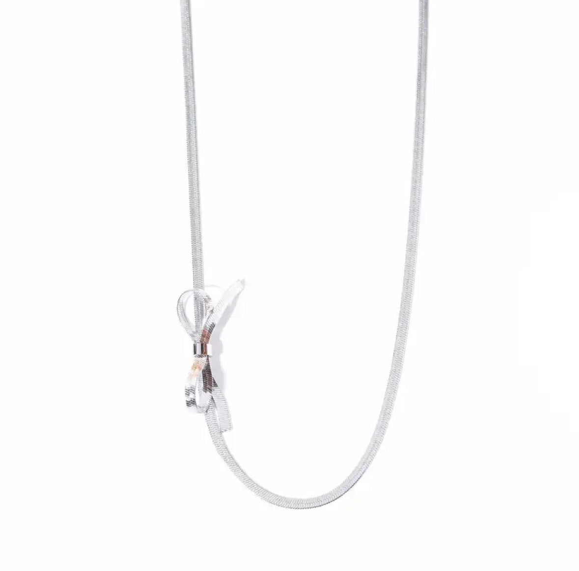 Coquette Necklace - Silver