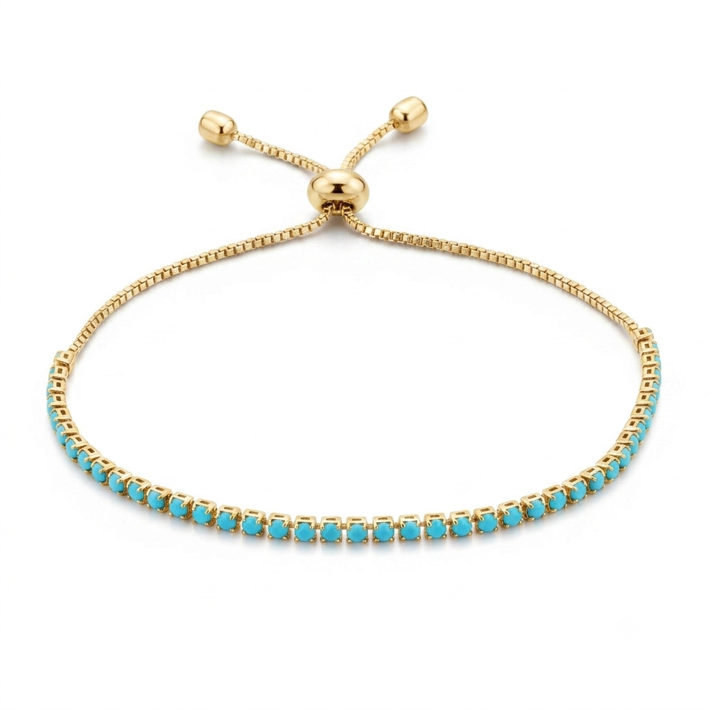 Gummy Tennis - Turquoise Gold