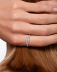 Sugar Wrap Ring - Platinum