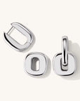 Link Pop Earring - Platinum