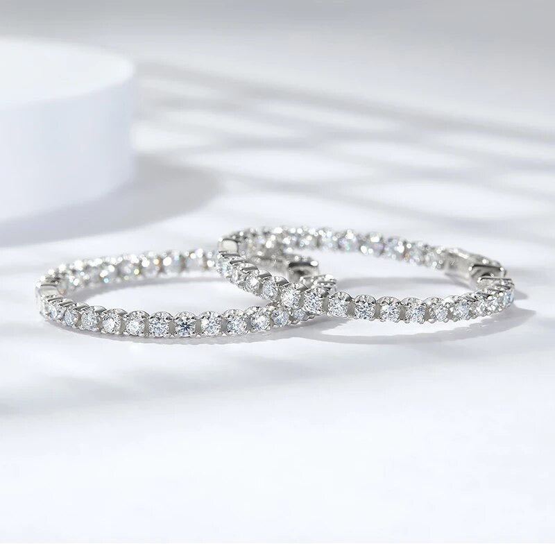 Delicious Moissanite Hoops