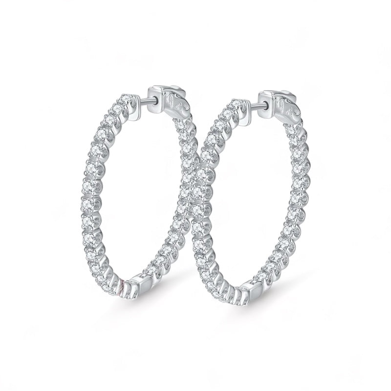 Delicious Moissanite Hoops