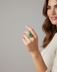 Natural Emerald Fantasy Ring