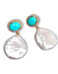 Turquoise with Baroque Pearl