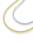 Cool Shape Round Necklace - Platinum